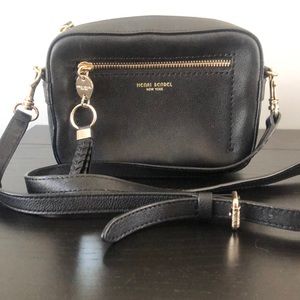 Henri Bendle small black leather cross body bag